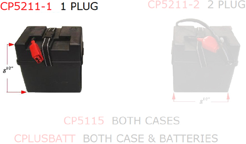 Battery Box only for Cirrus Plus, One Cable
